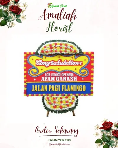 Bunga Papan Congratulation genteng banyuwangi